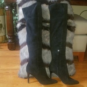 Cole Haan over the knee suede boots